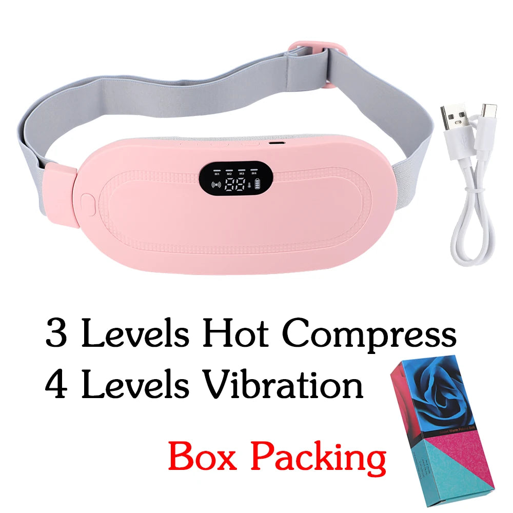 Electric Heating Waist Massage Belt for Abdominal Comfort and Menstrual Relief