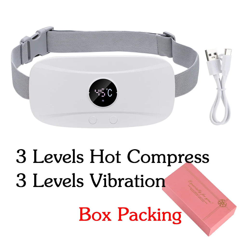Electric Heating Waist Massage Belt for Abdominal Comfort and Menstrual Relief