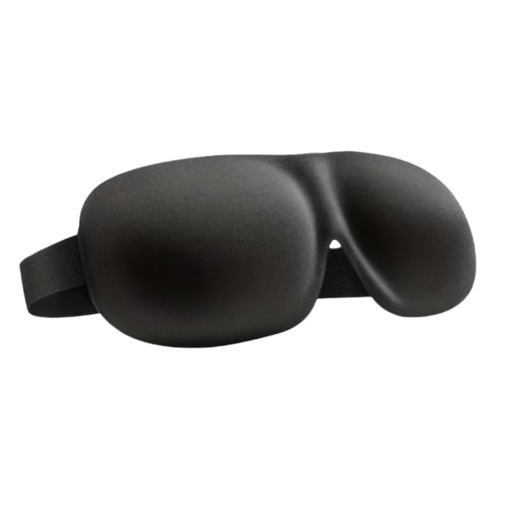 3D Contoured Sleep Mask - Complete Light Blocking Eye Mask Made from Ultra-Soft, Skin-Friendly Material for Optimal Comfort During Rest, Travel, and Yoga