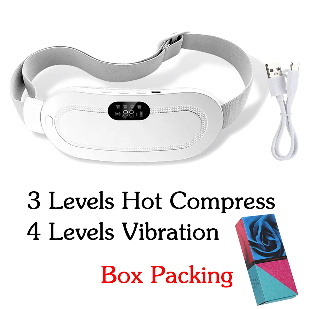 Electric Heating Waist Massage Belt for Abdominal Comfort and Menstrual Relief