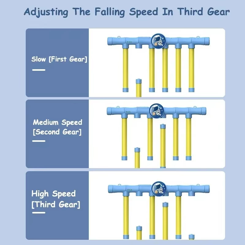 Falling Sticks Reaction Training Game - Educational Family Toy for Skill Development and Party Fun