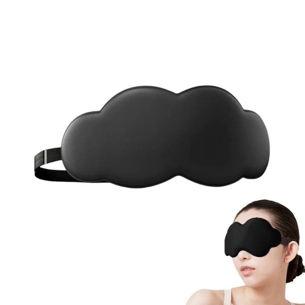 3D Contoured Sleep Mask - Complete Light Blocking Eye Mask Made from Ultra-Soft, Skin-Friendly Material for Optimal Comfort During Rest, Travel, and Yoga