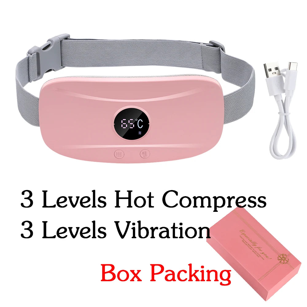 Electric Heating Waist Massage Belt for Abdominal Comfort and Menstrual Relief