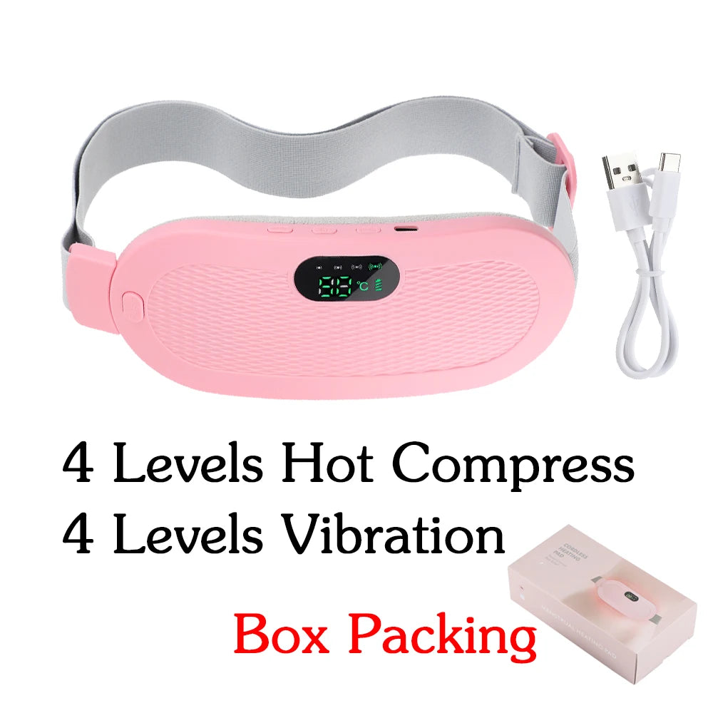 Electric Heating Waist Massage Belt for Abdominal Comfort and Menstrual Relief