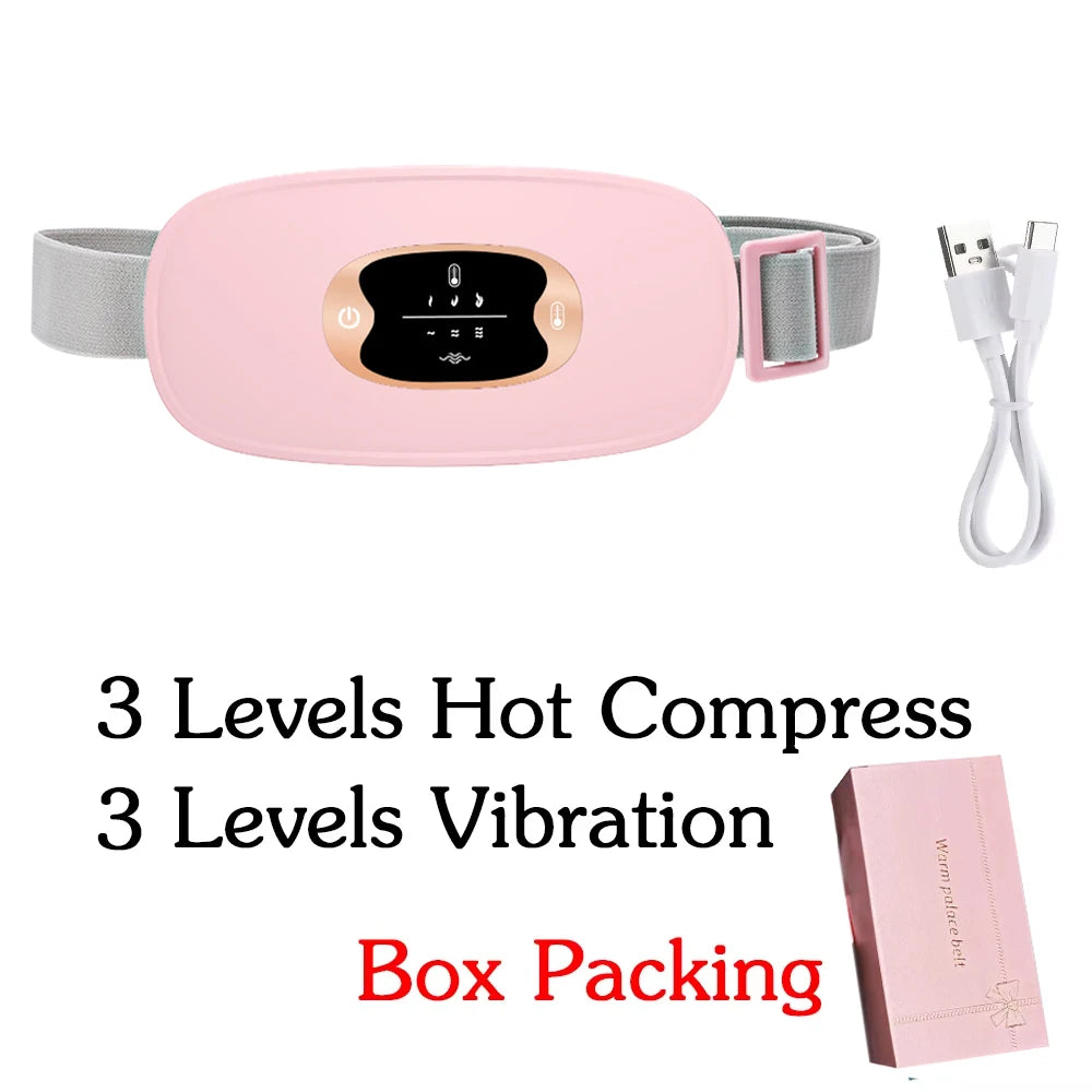 Electric Heating Waist Massage Belt for Abdominal Comfort and Menstrual Relief